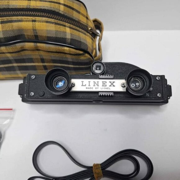 VINTAGE LINEX SUBMINATURE STEREO CAMERA BY LIONEL TRAIN CO. VERY GOOD & WORKS - Picture 5 of 5